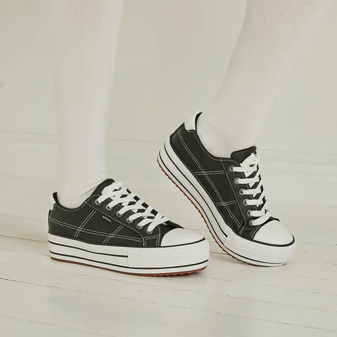 [스프리스][스프리스]여성 스티치통굽 키높이 스니커즈_2종택1