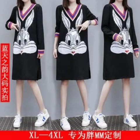 면원피스 LC30101 여자예쁜원피스 스팽글바니 V넥원피