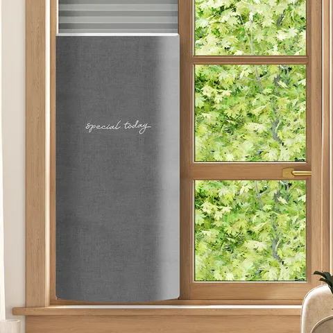 창문형 에어컨커버 린넨필 삼성윈도우핏형 파세코형