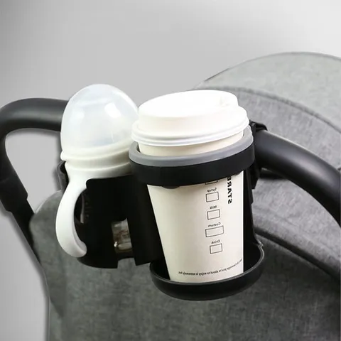 유모차 360도 회전 2구 컵홀더