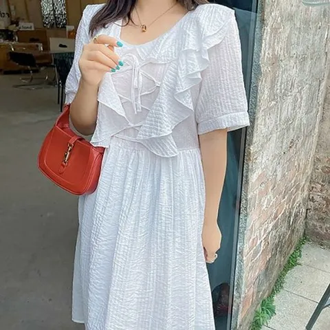 빅사이즈여성의류 무지 빅사이즈 봄여름 빅사이즈원피