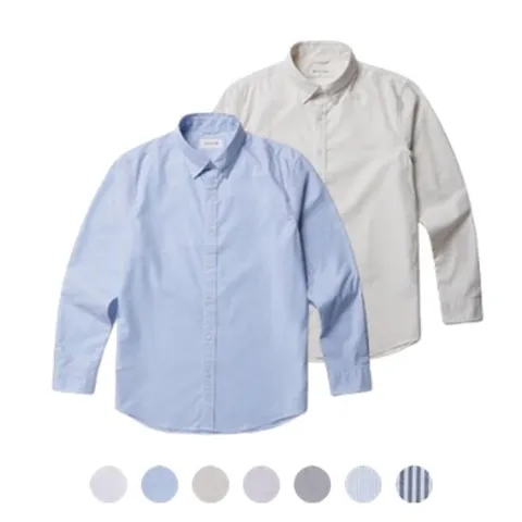 [ 롯데백화점 ][에디션앤드지]스트레치 옥스포드 셔츠 7종 NEE5W01