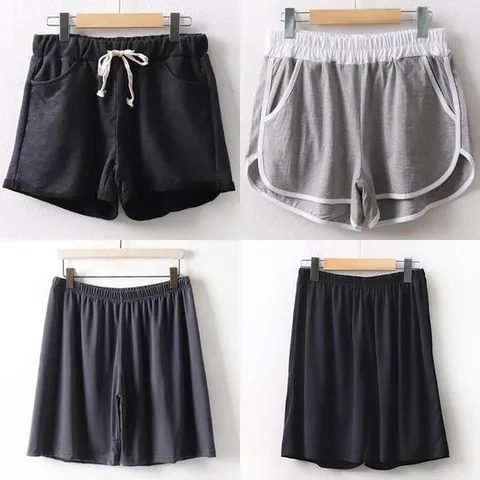 빅사이즈 여성 반바지 중년 마담 미시 옷 편안한 팬츠