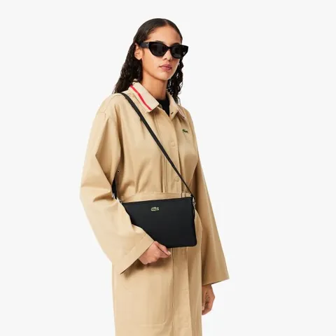 [ 롯데백화점 ][라코스테]L.12.12 컨셉 플랫 크로스백 NF1887P55G 000 US