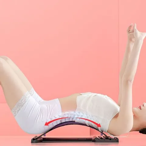 [OFM60OQO]허리 척추 목 4단 스트레칭 마사지 운동기구