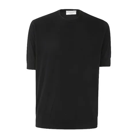 필리포 드 로렌티스 크루넥 반팔 스웨터 GC1MC.SI18R 890 NAVY