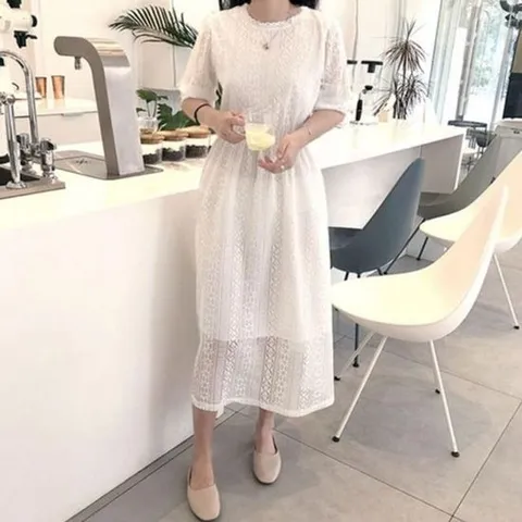 호텔 호캉스 해외여행 레이스 원피스 리조트 셀프웨딩