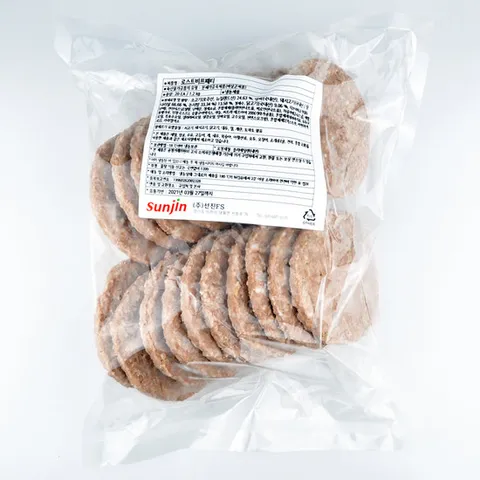 선진FS 로스트 비프패티 1.2kg(60g x 20개입) 햄버거패티