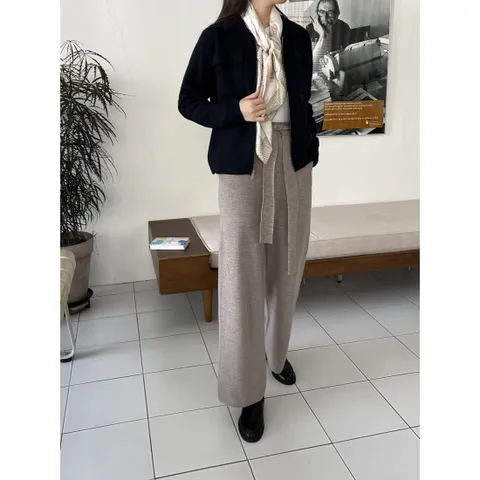 메리노울 100 와이드 팬츠