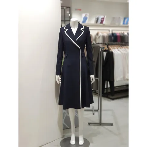 [KL] 배색 A 라인 원피스  KGOPOC9000