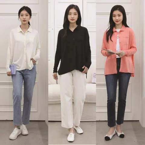 야미니트 데일리 판초 니트 셔츠 3종세트