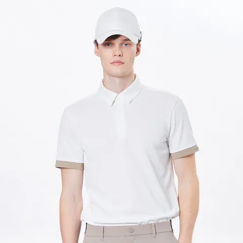 [볼빅어패럴] 남성 골프 에센셜 인디언PQ 제에리 반팔 티셔츠 VMTSO392_OW