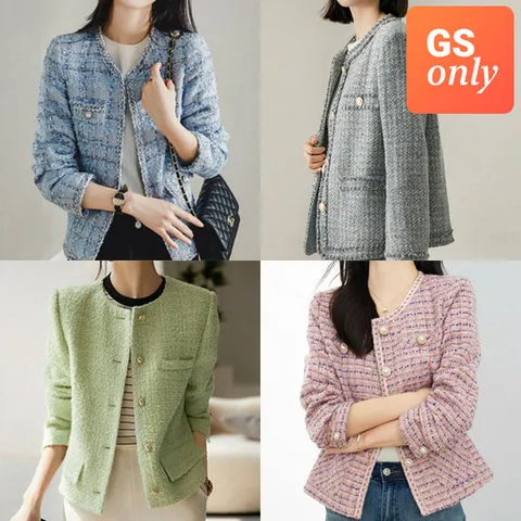 [몽벨리즈][GS ONLY]프리미엄트위드자켓4종택1_mde240221jk