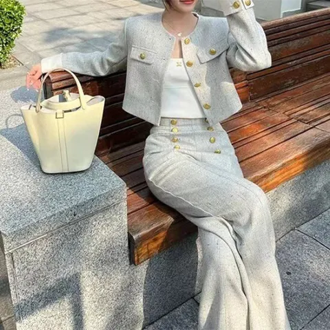 [아리엘스타일]고급스러운 SET룩 비올루투피스