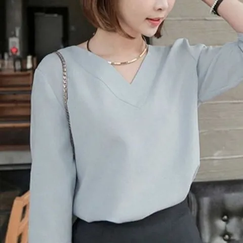 봄나들이패션 브이넥 여성의류쇼핑몰 캐주얼룩 코디