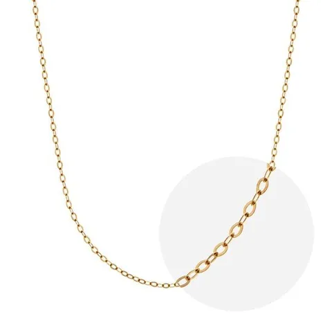 [모아르] 18K 모줄 체인 목걸이 줄 옐로우 골드 1.2mm