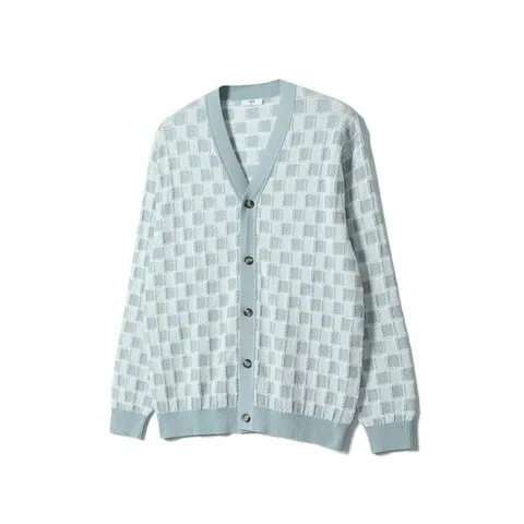 [노티그]코튼혼방 니트 Y 가디건 민트