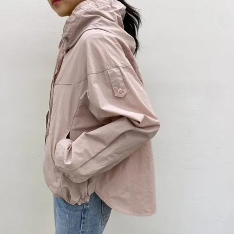 [다잇템]여자 봄 캐주얼 여행 등산 아우터 단추 점퍼