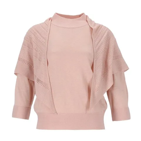 [ 롯데백화점 ][더아이잗컬렉션] 케이프세트 반목 풀오버 (CP