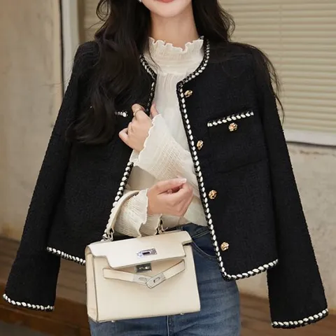 [블랙퀸]GS특가 하객룩 명품 트위드자켓 blk000996