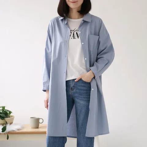 [웬디즈갤러리]베라라 롱 셔츠 MSH106