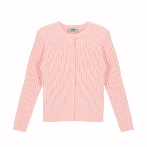 [뷰어]슬림 꽈배기 니트 가디건 ZNKCO201_PK