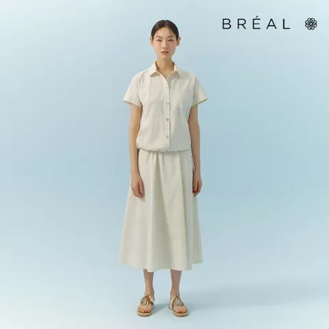 브리엘 데님셔츠+스커트 셋업 [런칭 가격 69,900원]