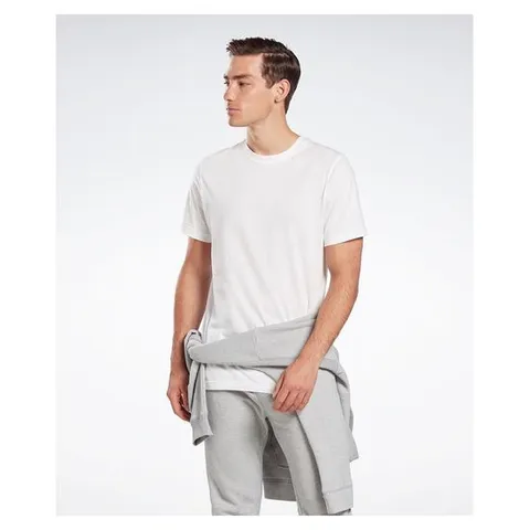 [리복]Reebok 남성 GB M SS 코튼 반팔 티셔츠 - 화이트 / FT9618 RETS2E072WT
