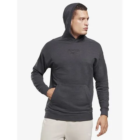 [리복]Reebok 남성 TE 에센셜 멜란지 OTH 후드티셔츠 - 블랙 / GI8564 RETS2E068BK