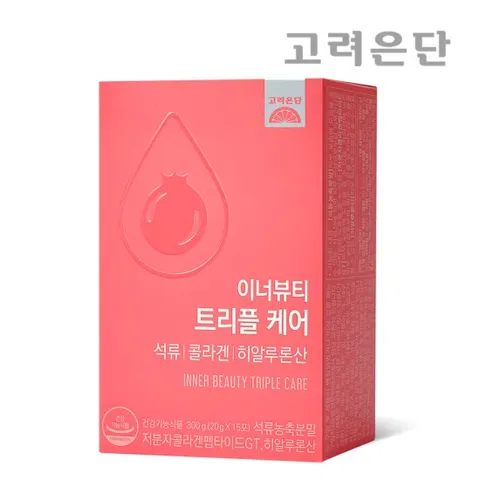 이너뷰티 트리플케어 석류 콜라겐 히알루론산 15포 X 1개