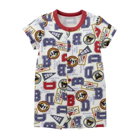 [ 현대백화점 ][미키하우스10] DB 1988 와펜 프린트 쇼트올 16O201301-01