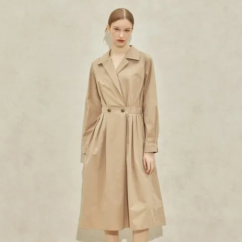 [리안뉴욕][리안뉴욕] 더블 브리스트 페미닌 드레스