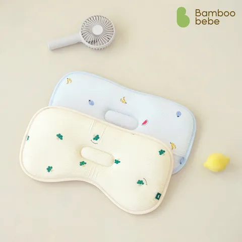 [밤부베베] 얌얌쑥쑥 포시즌 쿨베개_리버시블 (24x45cm)