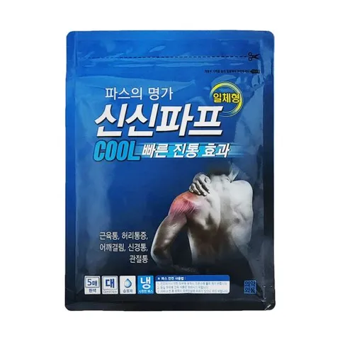 근육통파스 신신파프 일체형 5매 쿨 6310 붙이는파스 쿨파스