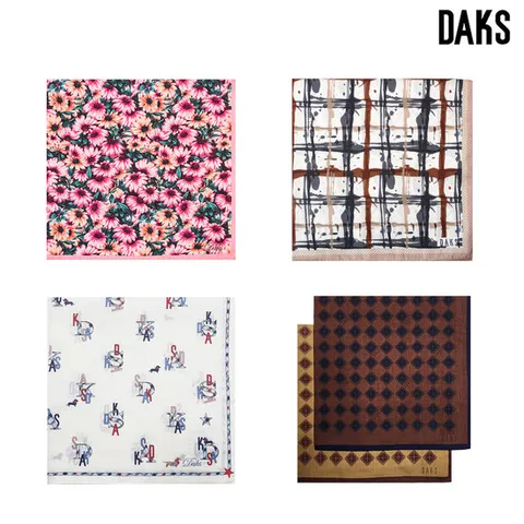 [ 롯데백화점 ][닥스(손수건)]나염손수건 1매 19종 택 1