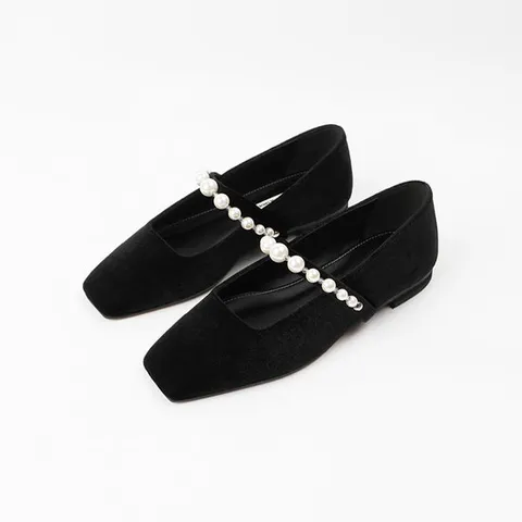 [ 롯데백화점 ][신난다슈]여성 플랫슈즈 메리제인 슈즈 구두 단화 SS24237 블랙