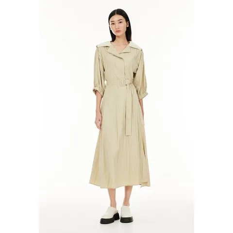 [ 롯데백화점 ][보브]벨티드 니트 카라 원피스(7153337004)