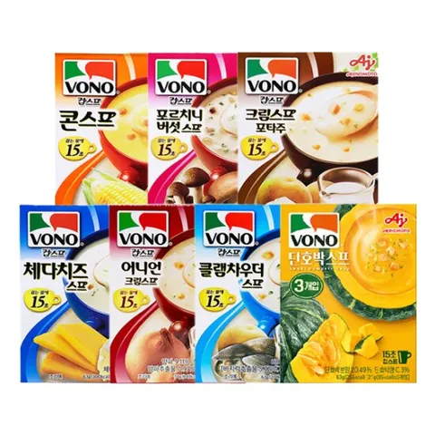 보노 스프 3P x 30개/콘스프/버섯/체다치즈/크림/어니언 외 선택