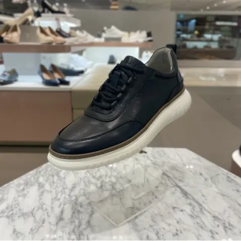 [ 현대백화점 ][탠디] 남성 캐주얼 스니커즈 Q18018 2컬러 블랙 화이트 3cm