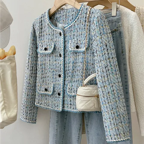 [아리엘스타일]하객룩 데이트룩 르네블루트위드자켓