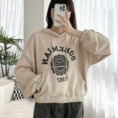 d 보헤미안 여자맨투맨 캐주얼 bhmh 후드티 국내생산