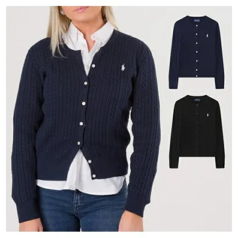 [폴로랄프로렌]폴로 랄프로렌 걸즈 꽈배기 가디건 케이블 니트