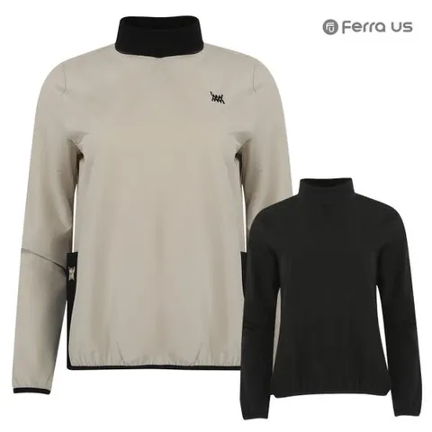 [페라어스]페라어스 여성 주름 모던배색 바람막이 골프셔츠 ATS4