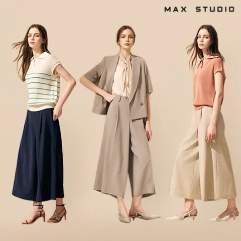 막스스튜디오 썸머 와이드 팬츠 1종 24SS