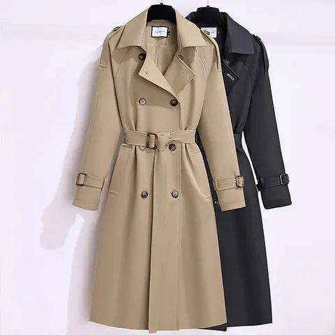 [몽벨리즈]케일린더블버튼트렌치코트 mde2301187