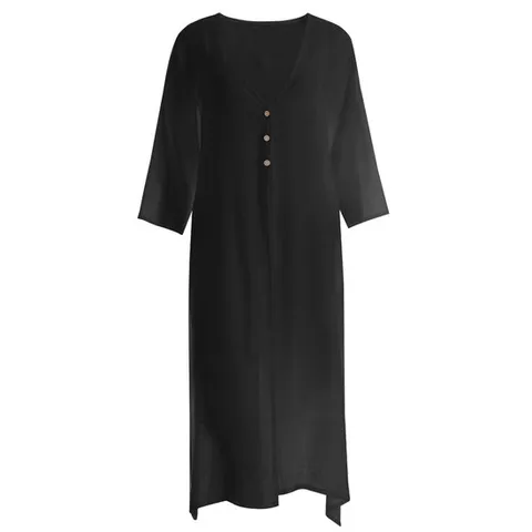 [샵앤] 여성 초이스 휴양지 해변 로브 가디건 CHO-WCD-1379-블랙