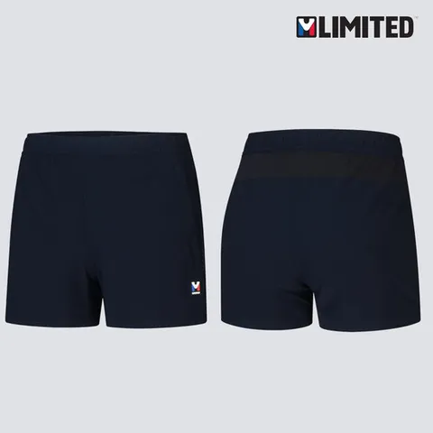 엠리밋 여성 3부 반바지 54462 네이비 스판 런닝 운동