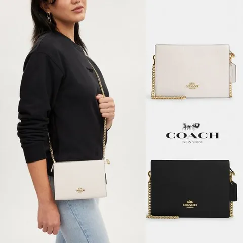 코치 COACH CR238 여자 가방 Slim 체인 크로스백
