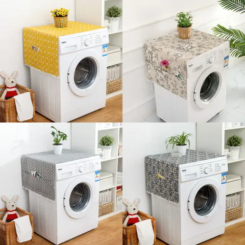 김치 냉장고 덮개 패브릭원단 드럼 세탁기 건조기 커버(70×170)