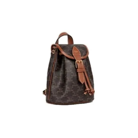 (명품) 셀린느 트리오페 캔버스 미니 폴코 백팩 탄 1